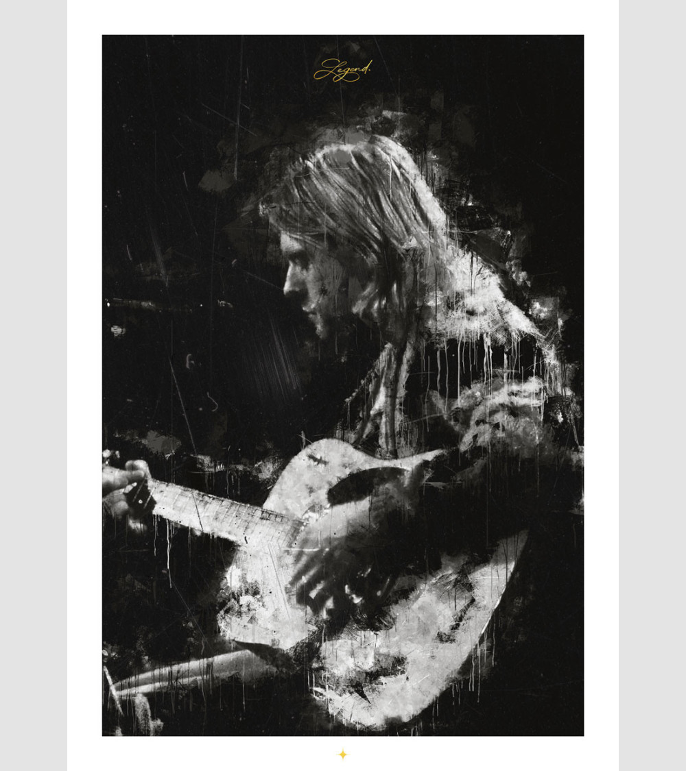 Tableau Kurt Cobain | FFrame